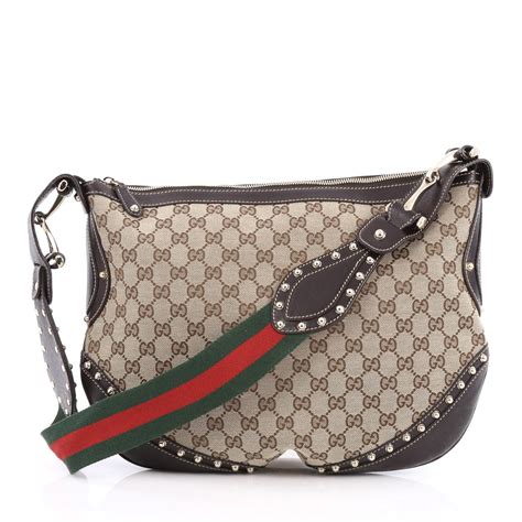 gucci monogram pelham handbag|Gucci pelham hobo.